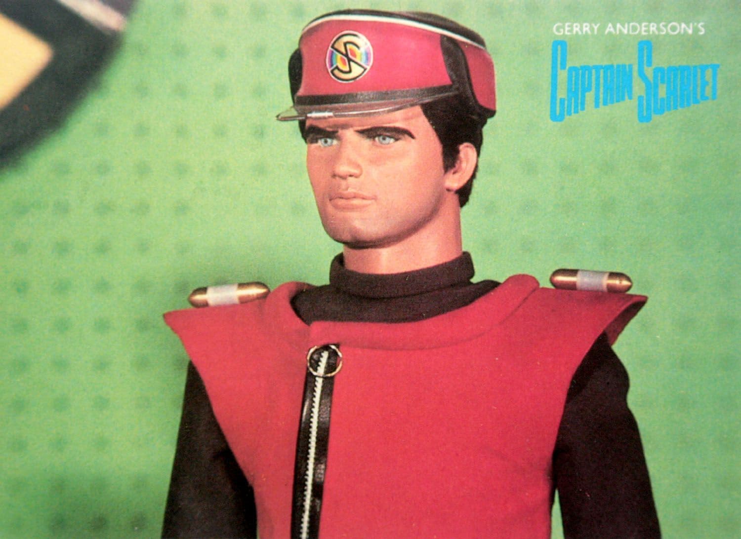 Captain Scarlet - 'Captain Scarlet in the Cloudbase  Control Room' Postcard