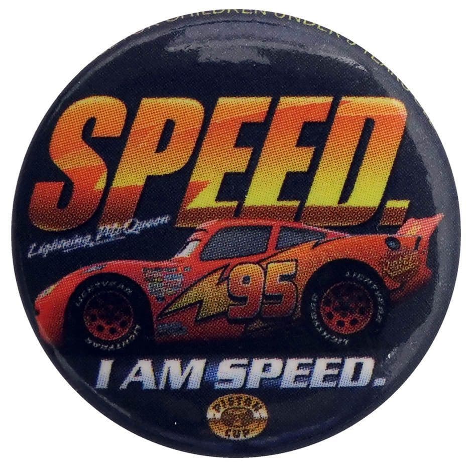 Cars - 'I am Speed' Button Badge