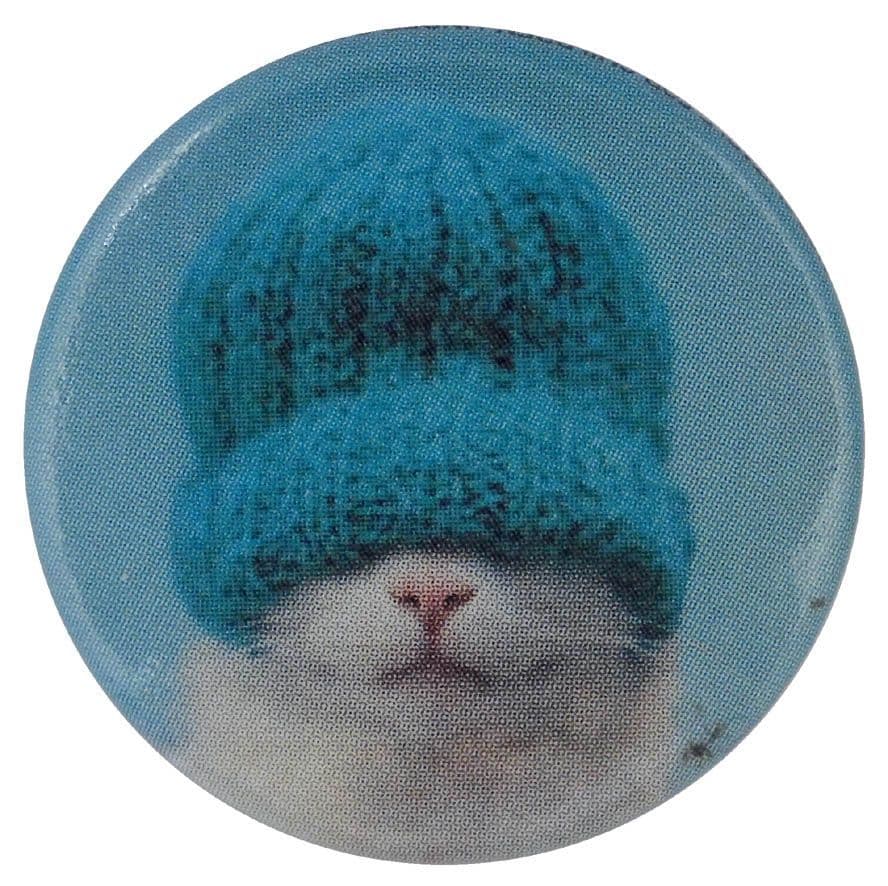 Cat in a Hat - Button Badge
