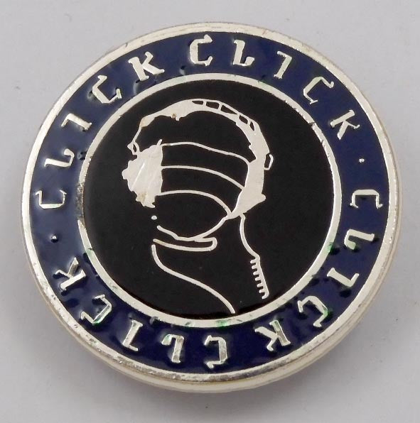 Click Click - 'Party Hate' Enamel Lapel Badge