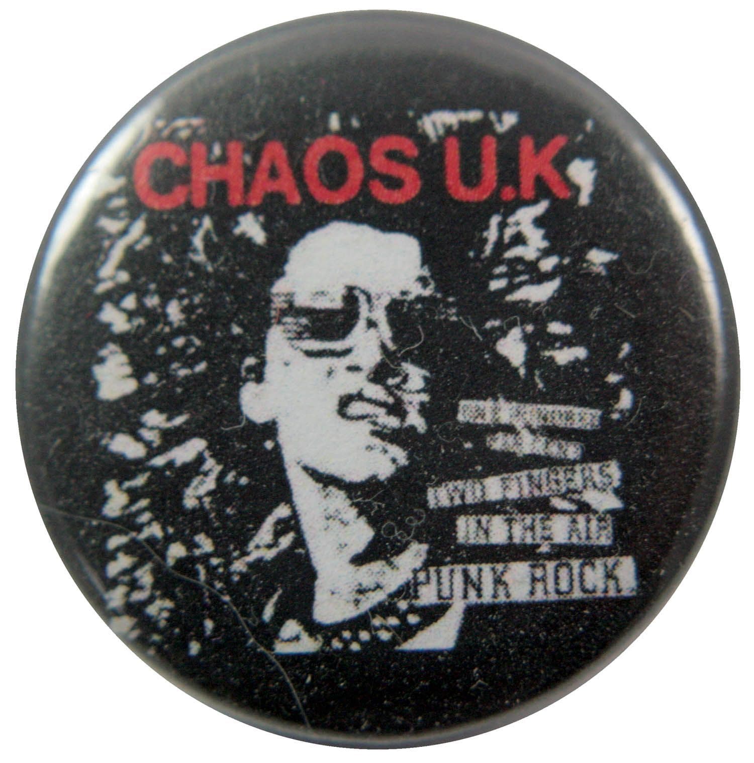Chaos UK - 'Two Hundred Percent' Button Badge