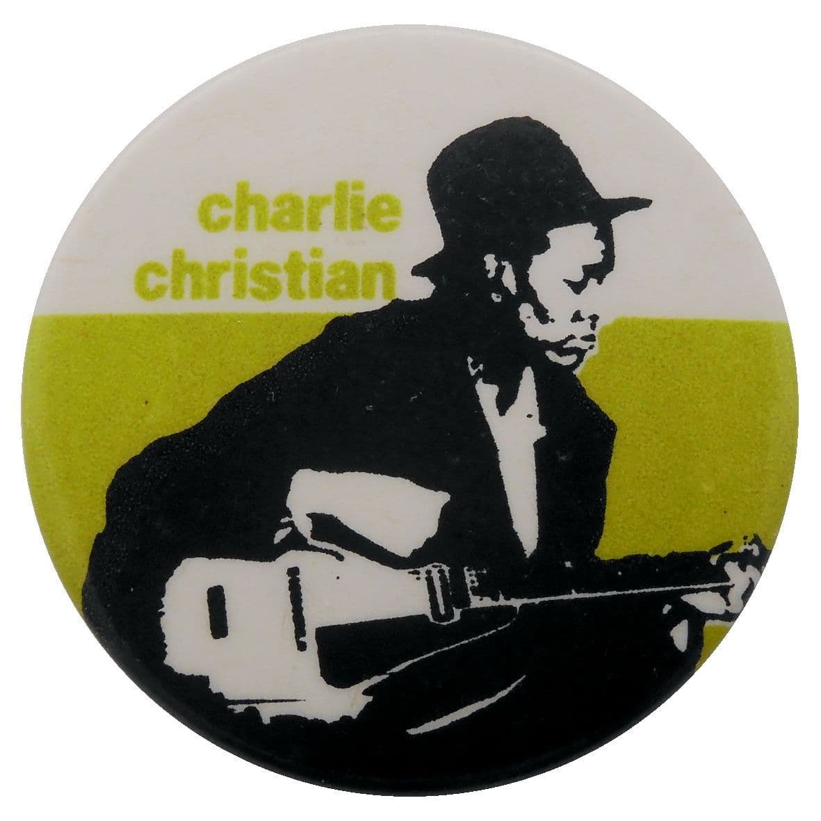 Charlie Christian - 'Guitar' Button Badge