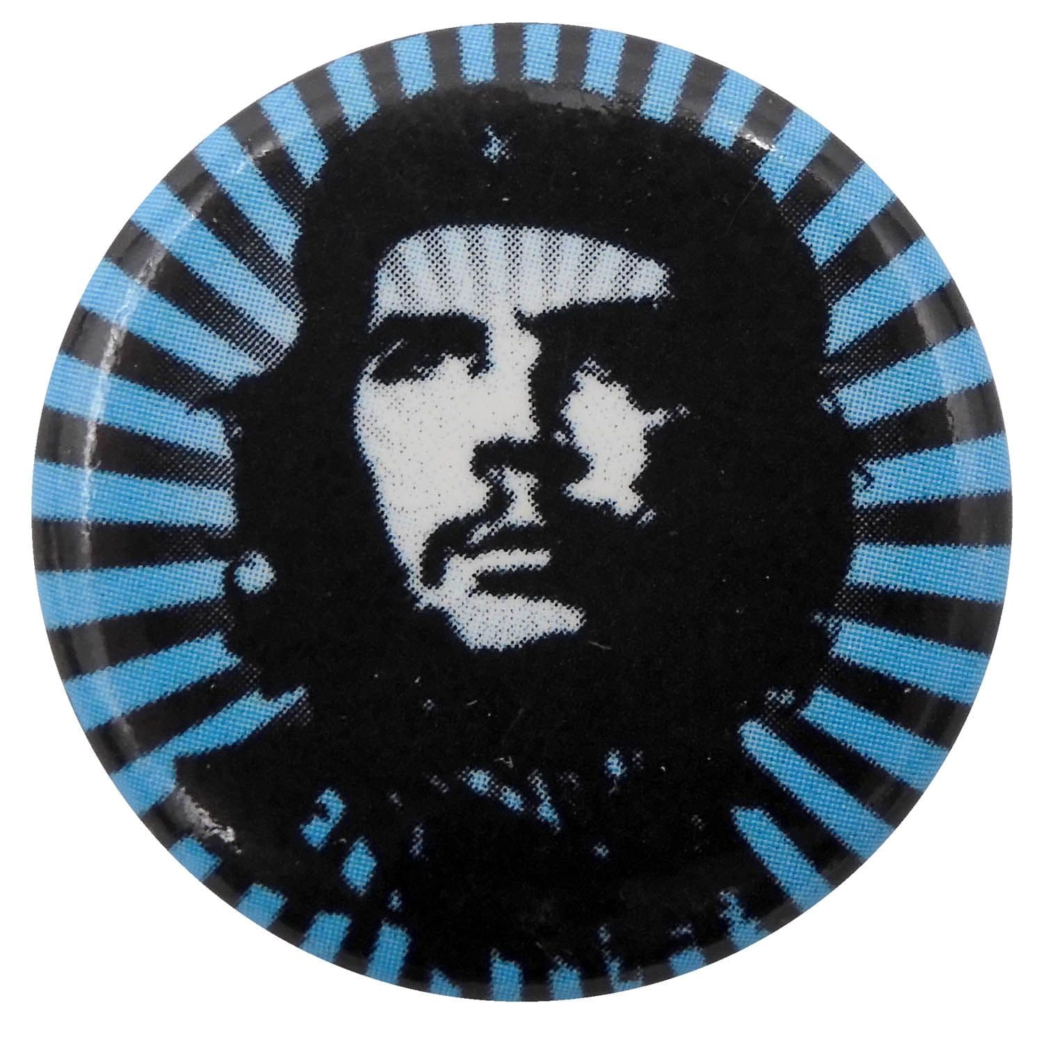 Che Guevara - 'Black & Blue' Button Badge