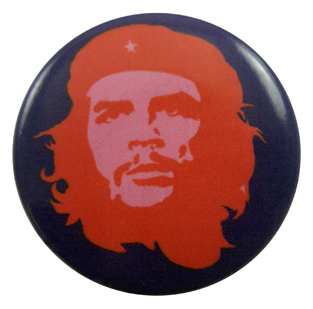 Che Guevara - 'Blue / Red' Button Badge