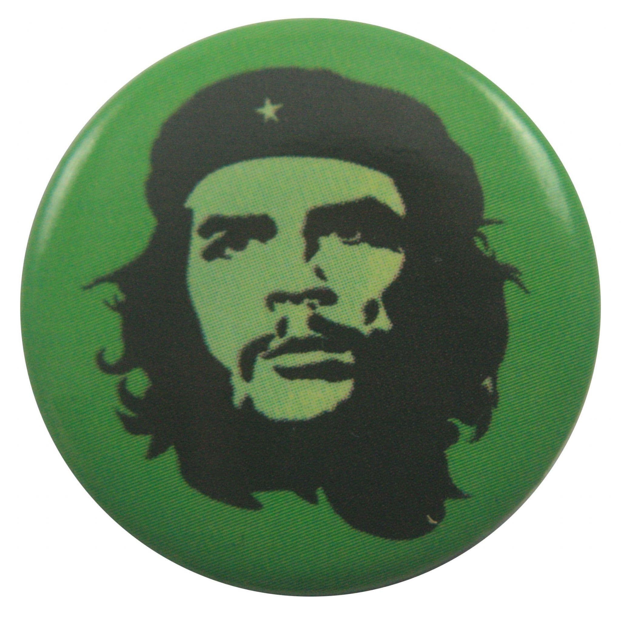 Che Guevara - 'Green' Button Badge