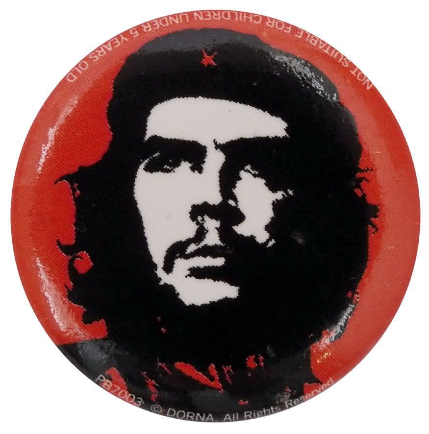 Che Guevara - 'Red' Button Badge