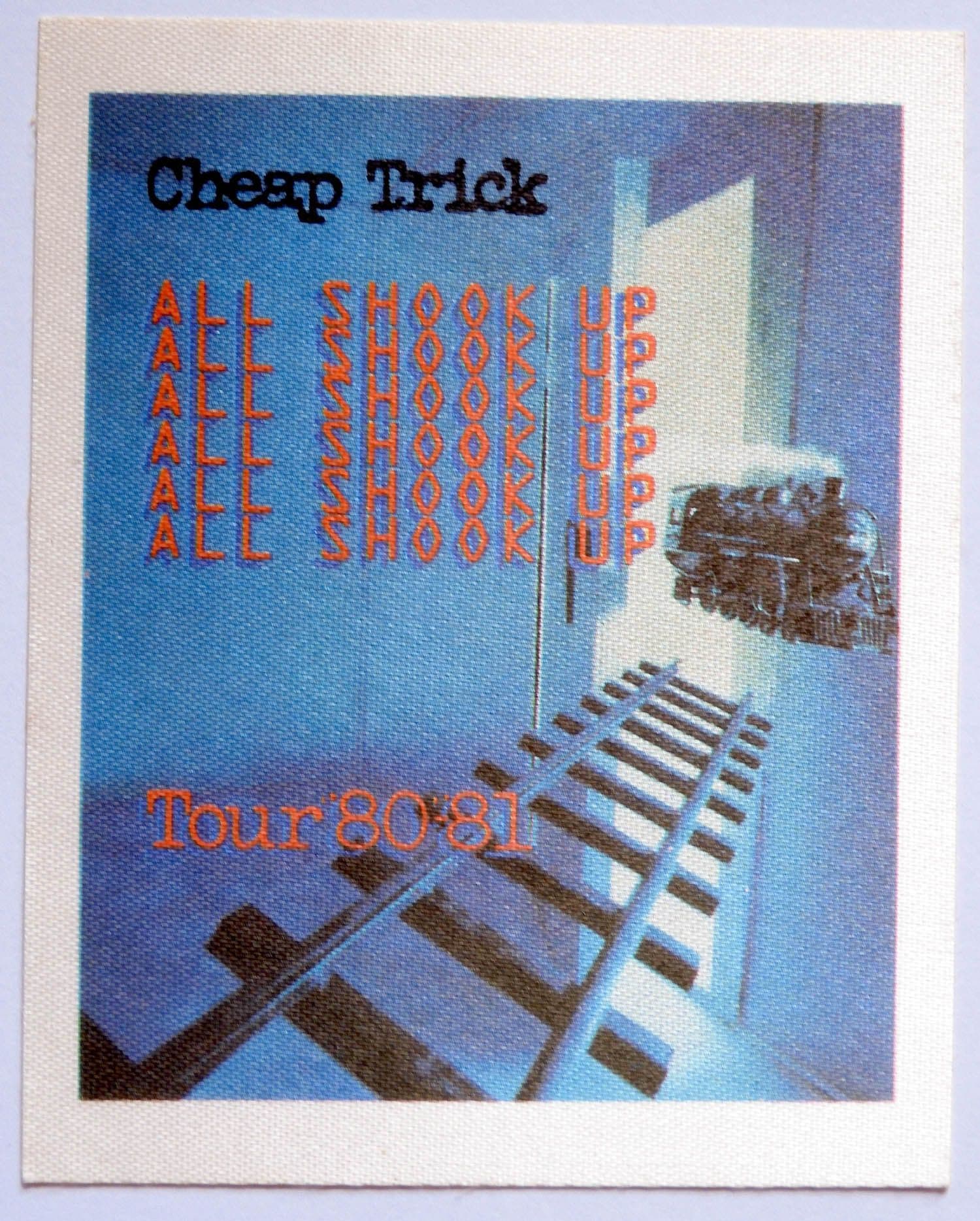 Cheap Trick - 'All Shook Up Tour '80-'81' Vintage Backstage Pass