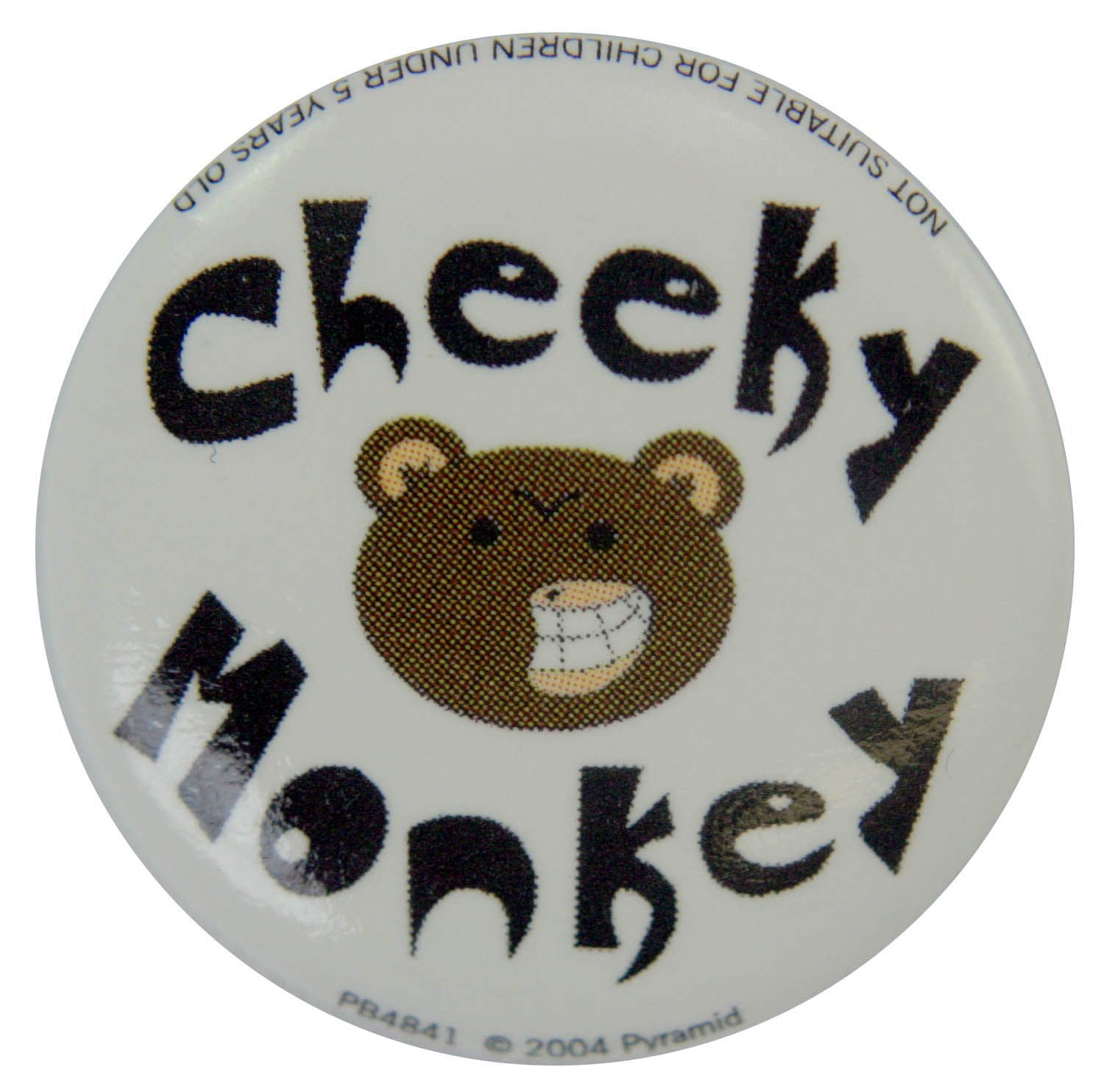 Cheeky Monkey - Button Badge