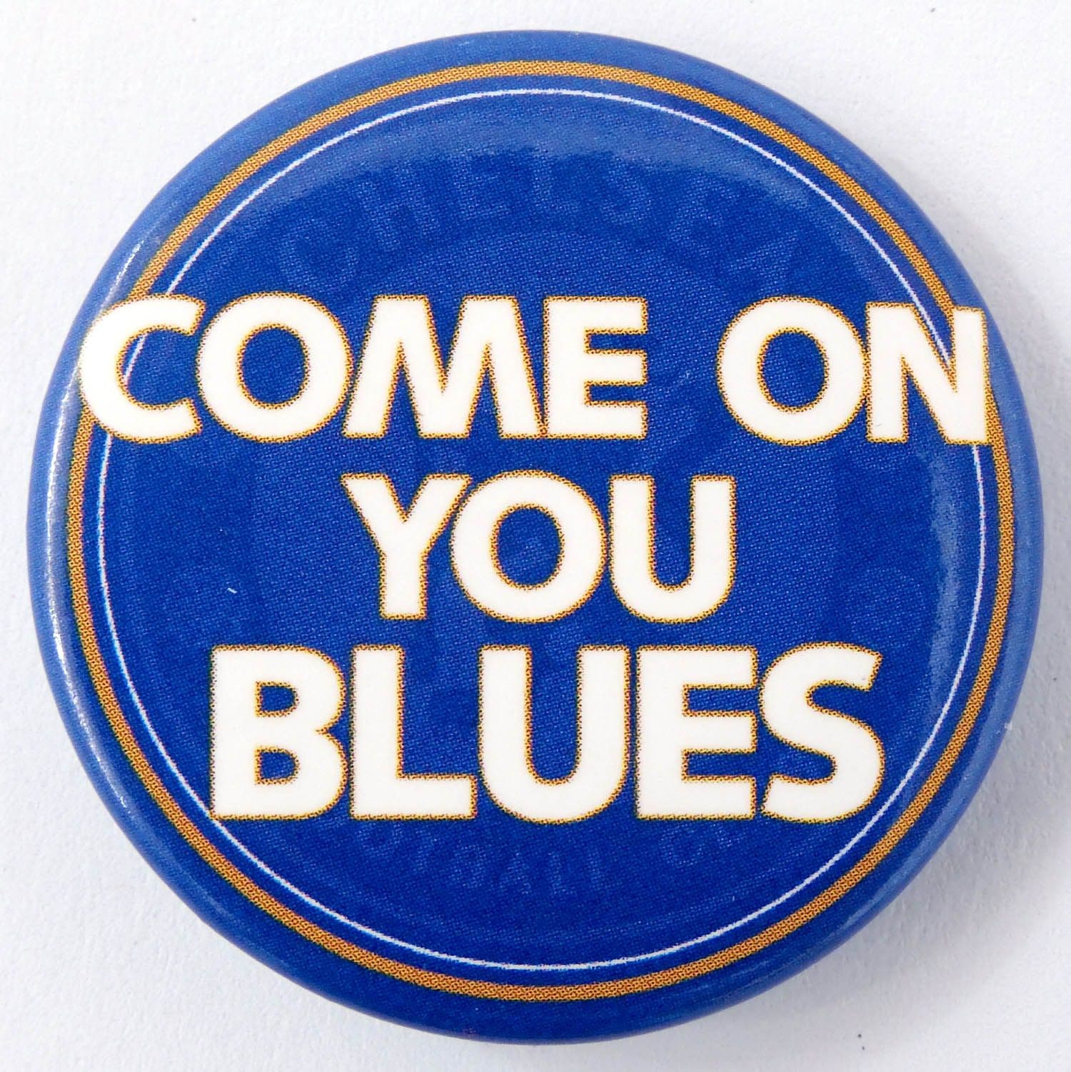 Chelsea F.C. - 'Come On You Blues' Large Button Badge