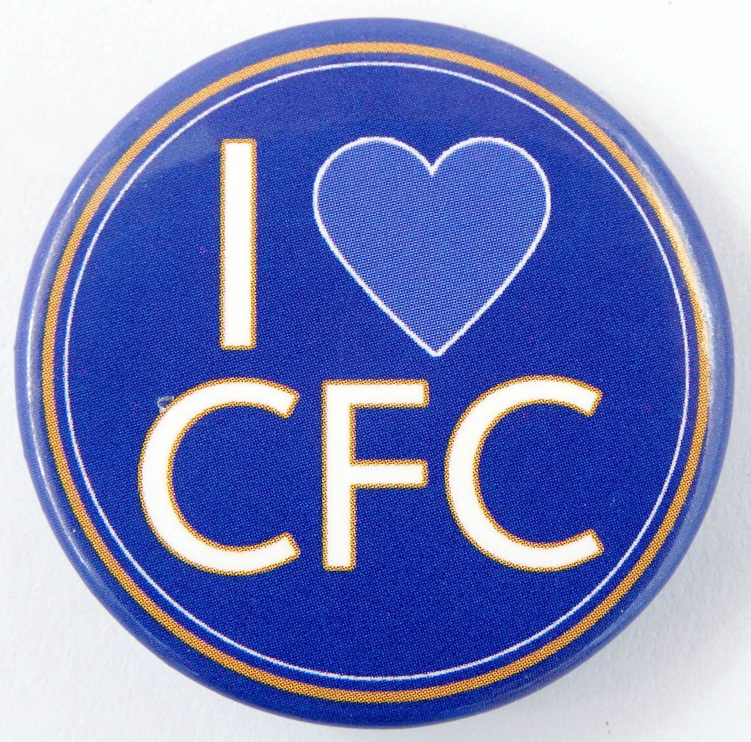 Chelsea F.C. - 'I Love CFC' Large Button Badge