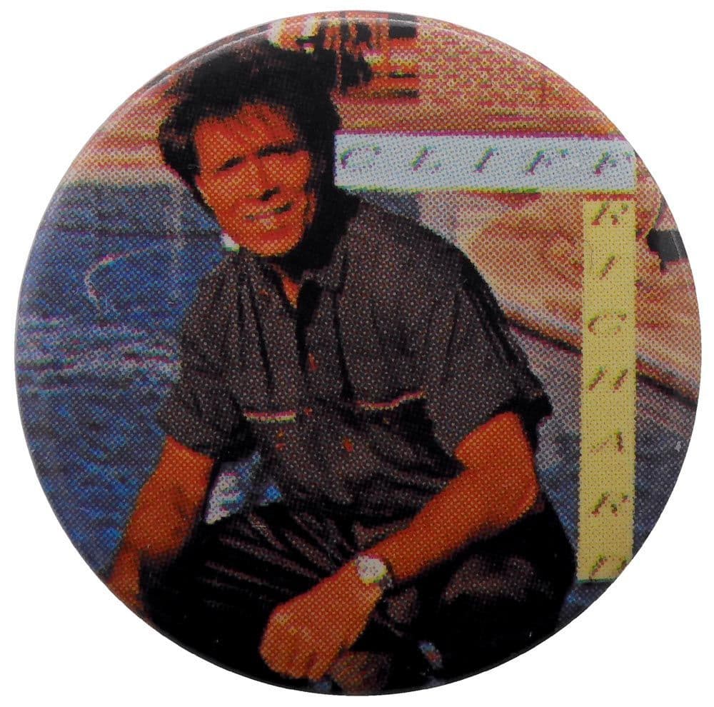 Cliff Richard - 'Crouching' Button Badge