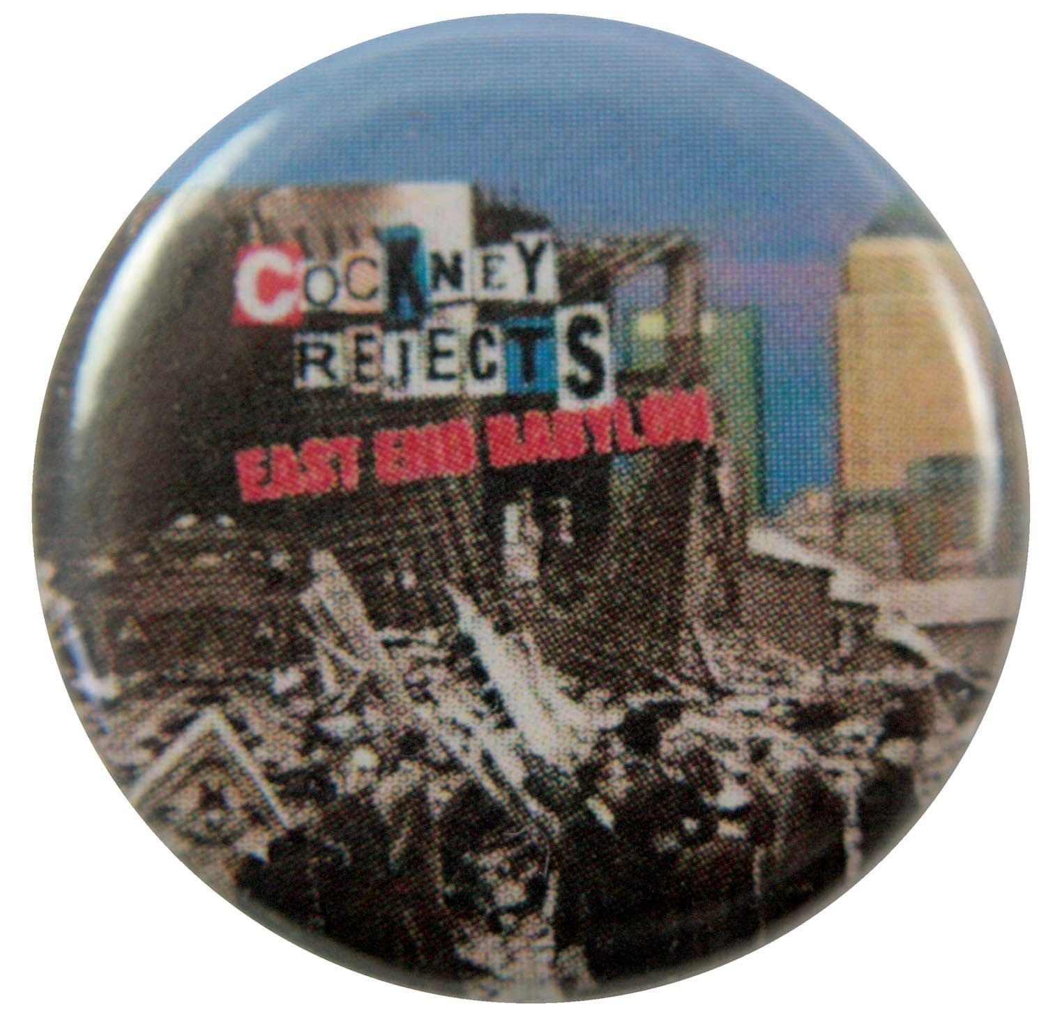 Cockney Rejects  - 'East End Babylon' Button Badge