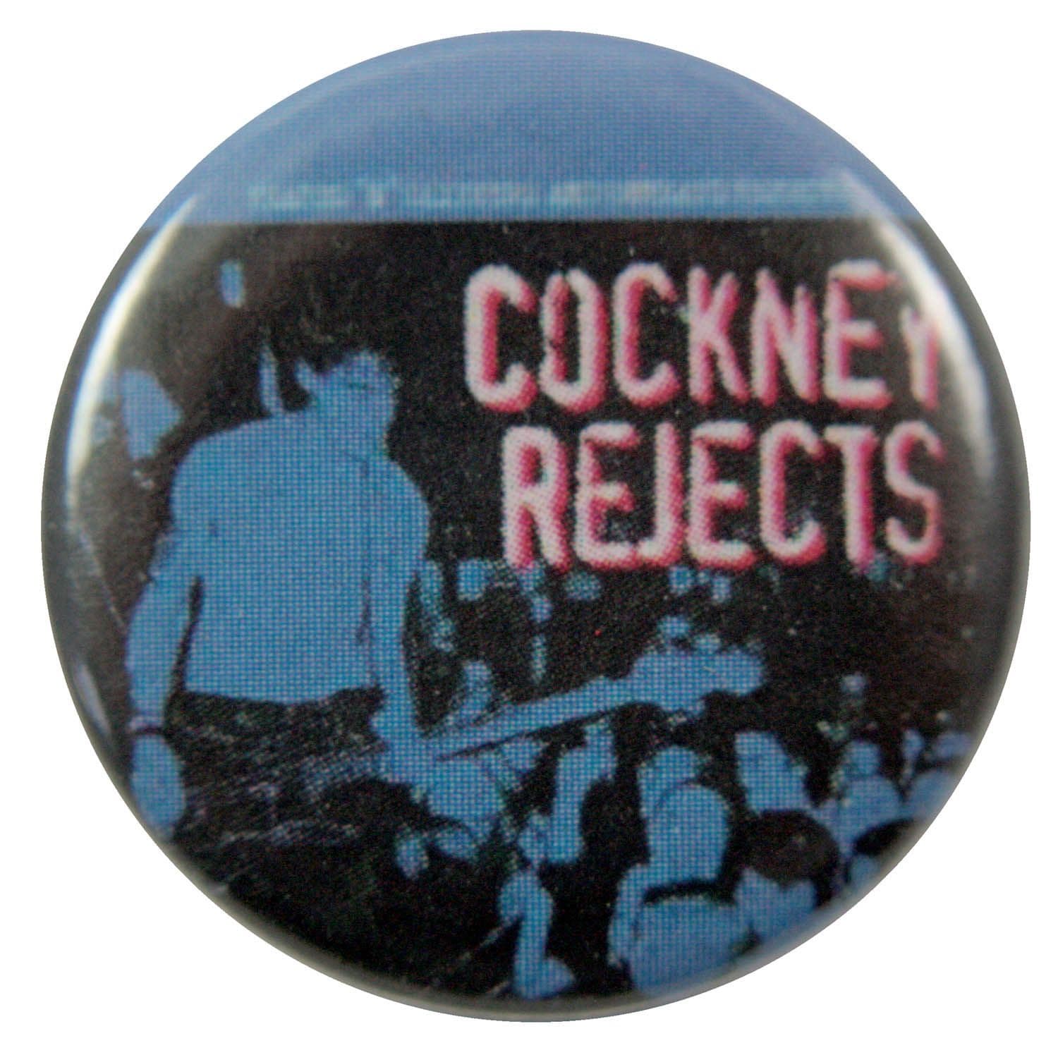 Cockney Rejects  - 'Flares 'n' Slippers and Unheard Rejects' Button Badge