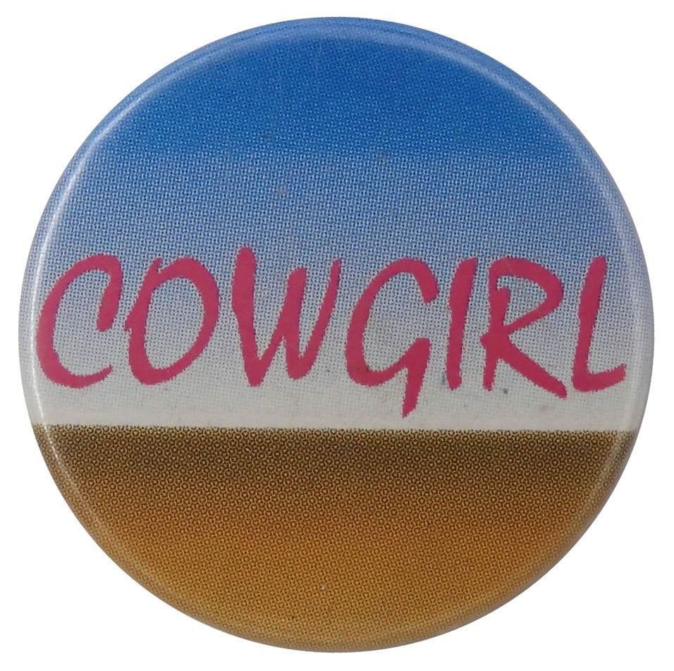 Cowgirl - Button Badge