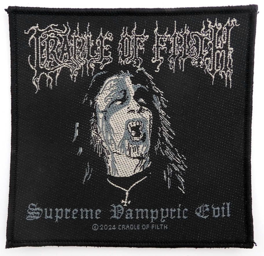 Cradle of Filth - 'Supreme Vampyric Evil'  Woven Patch