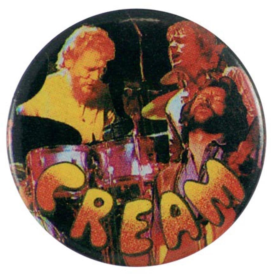 Cream - 'Stage Collage' Button Badge