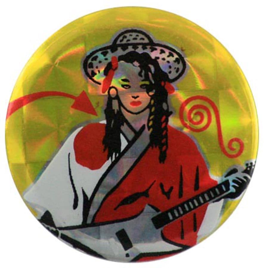 Culture Club - 'George Guitar' Prismatic Button Badge