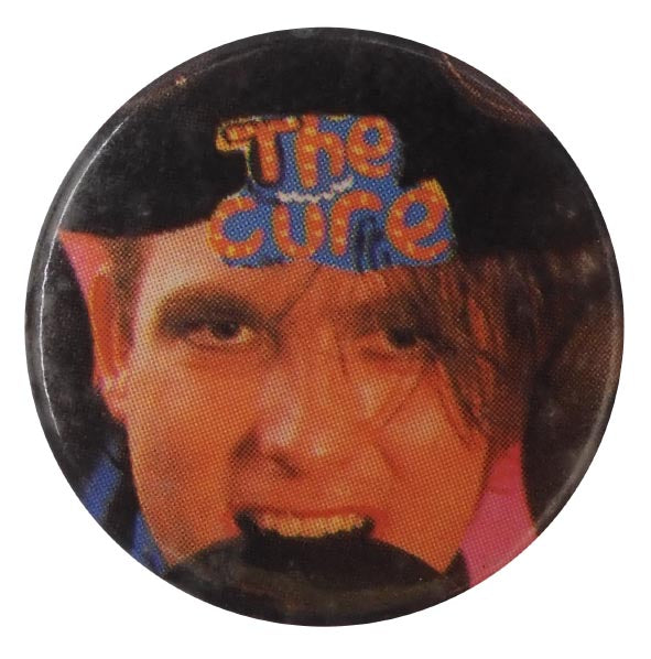 The Cure - 'Robert Biting Record' Button Badge
