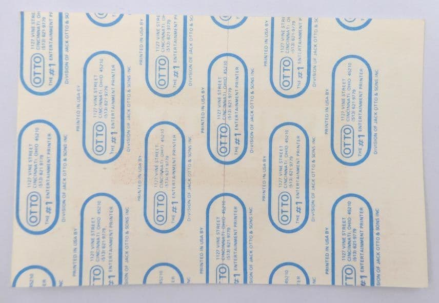 Cyndi Lauper - 'True Colors' World Tour '86-'87 Access All Areas OTTO Backstage Pass