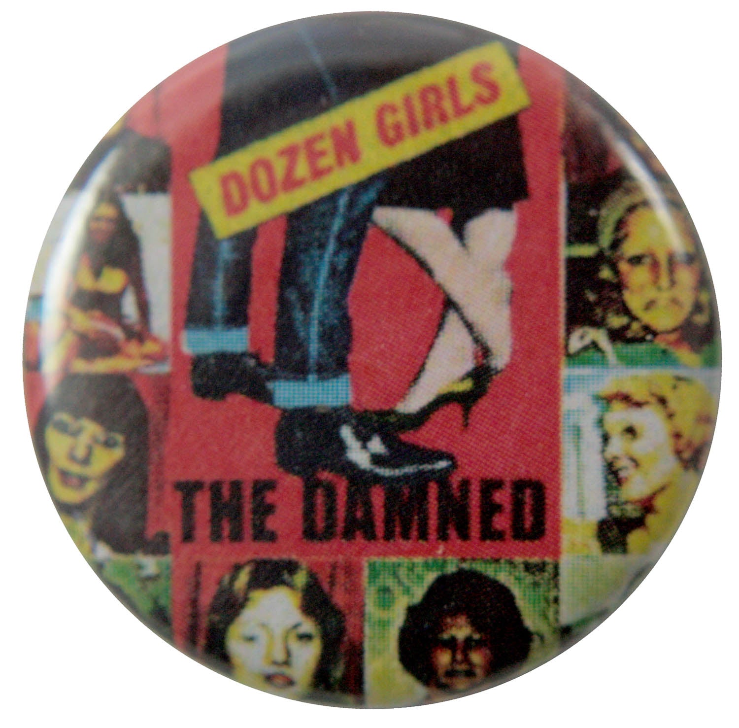 The Damned - 'Dozen Girls' Button Badge