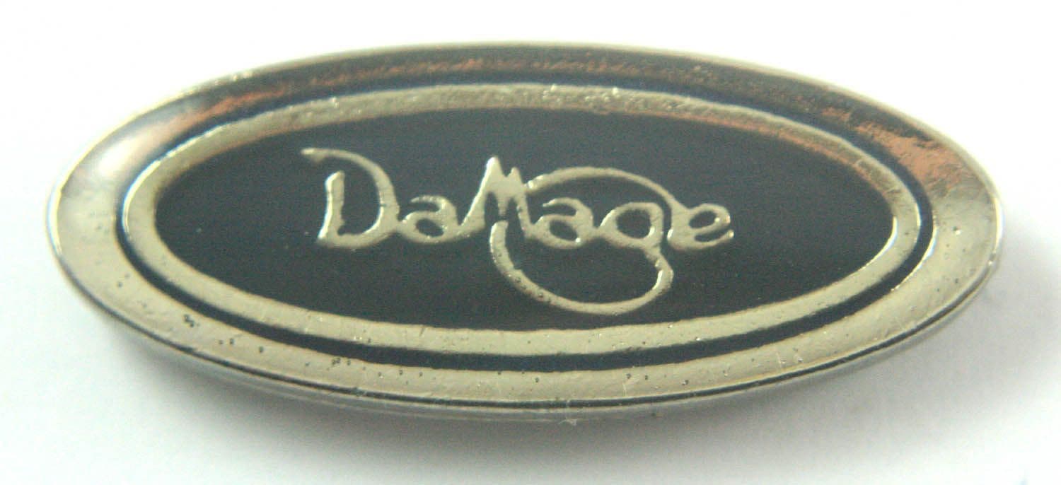 Damage - 'Logo' Lapel Badge