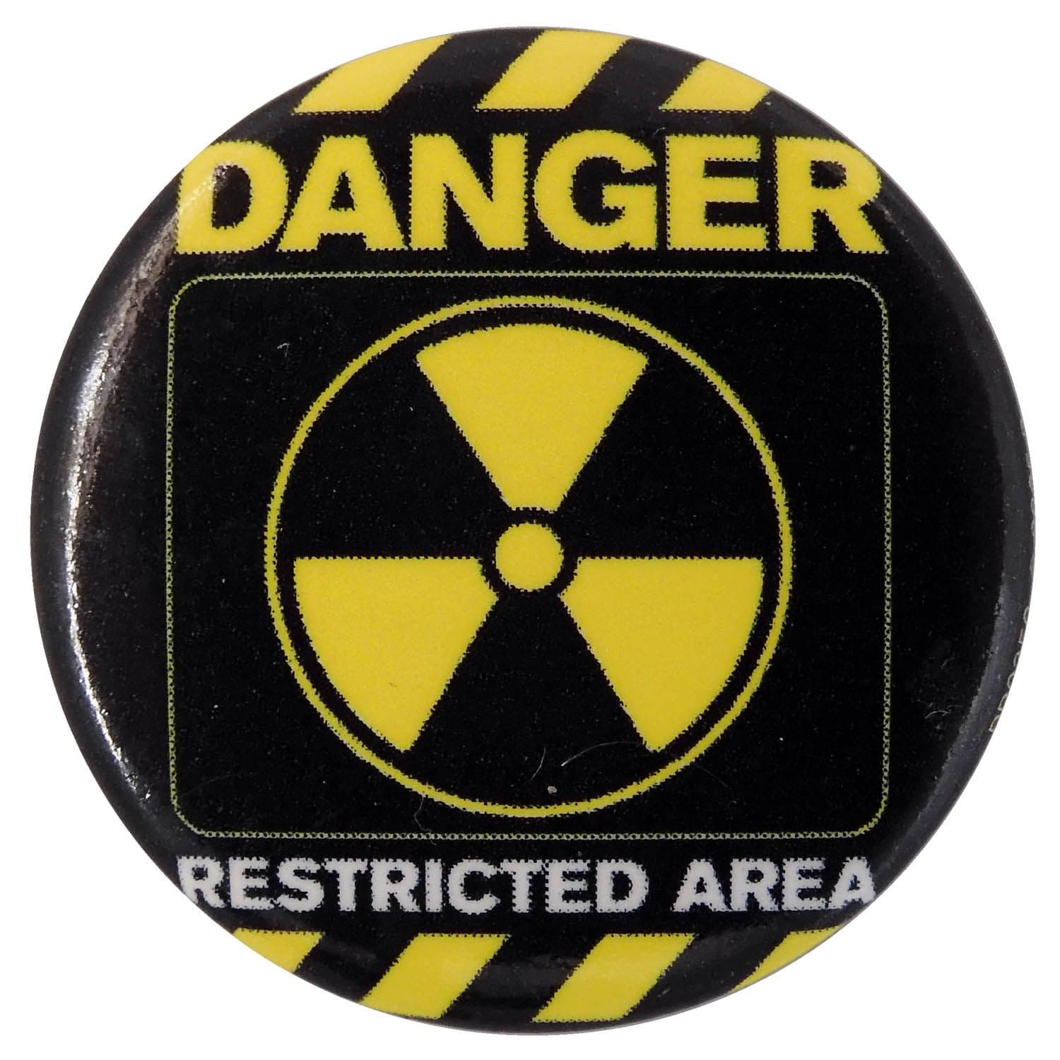 Danger Restricted Area - Button Badge