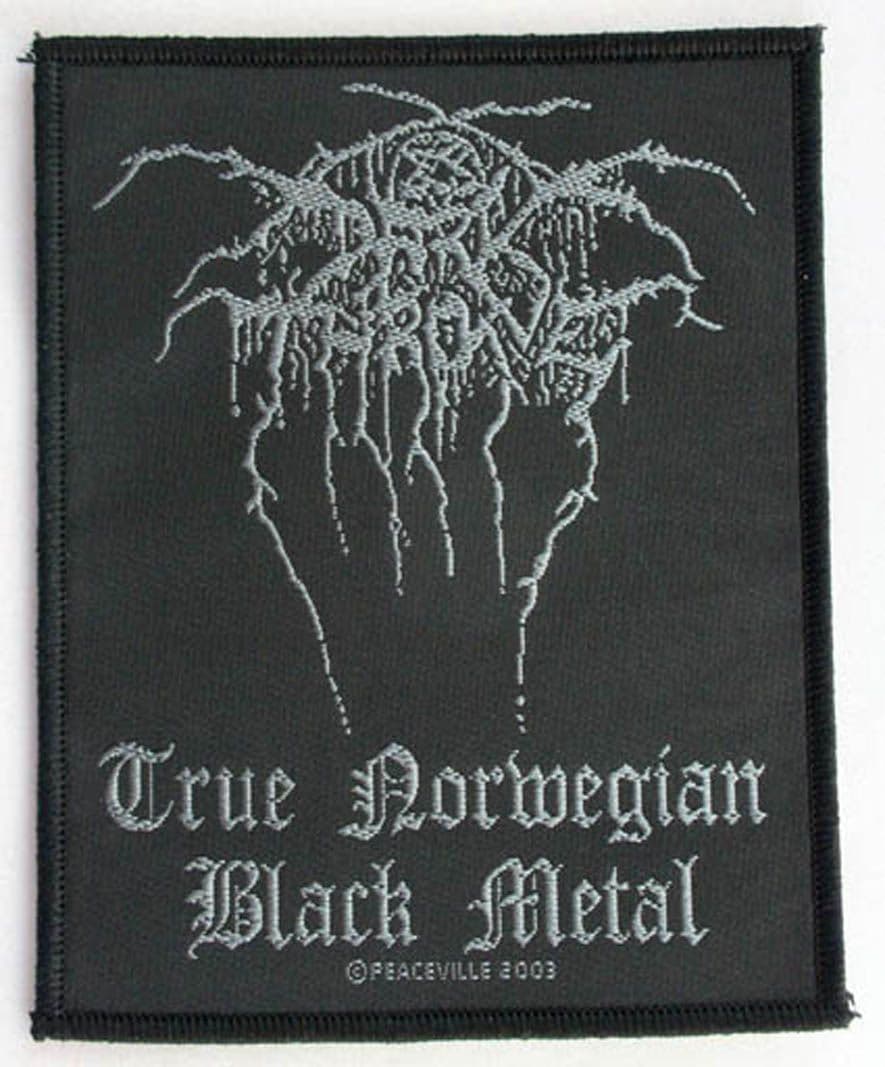 Darkthrone - 'True Norwegian Black Metal' Woven Patch