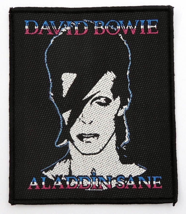 David Bowie - 'Aladdin Sane' Sew-on Woven Patch