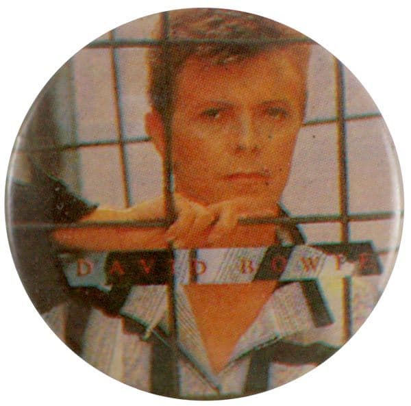 David Bowie - 'David Behind Bars' Button Badge