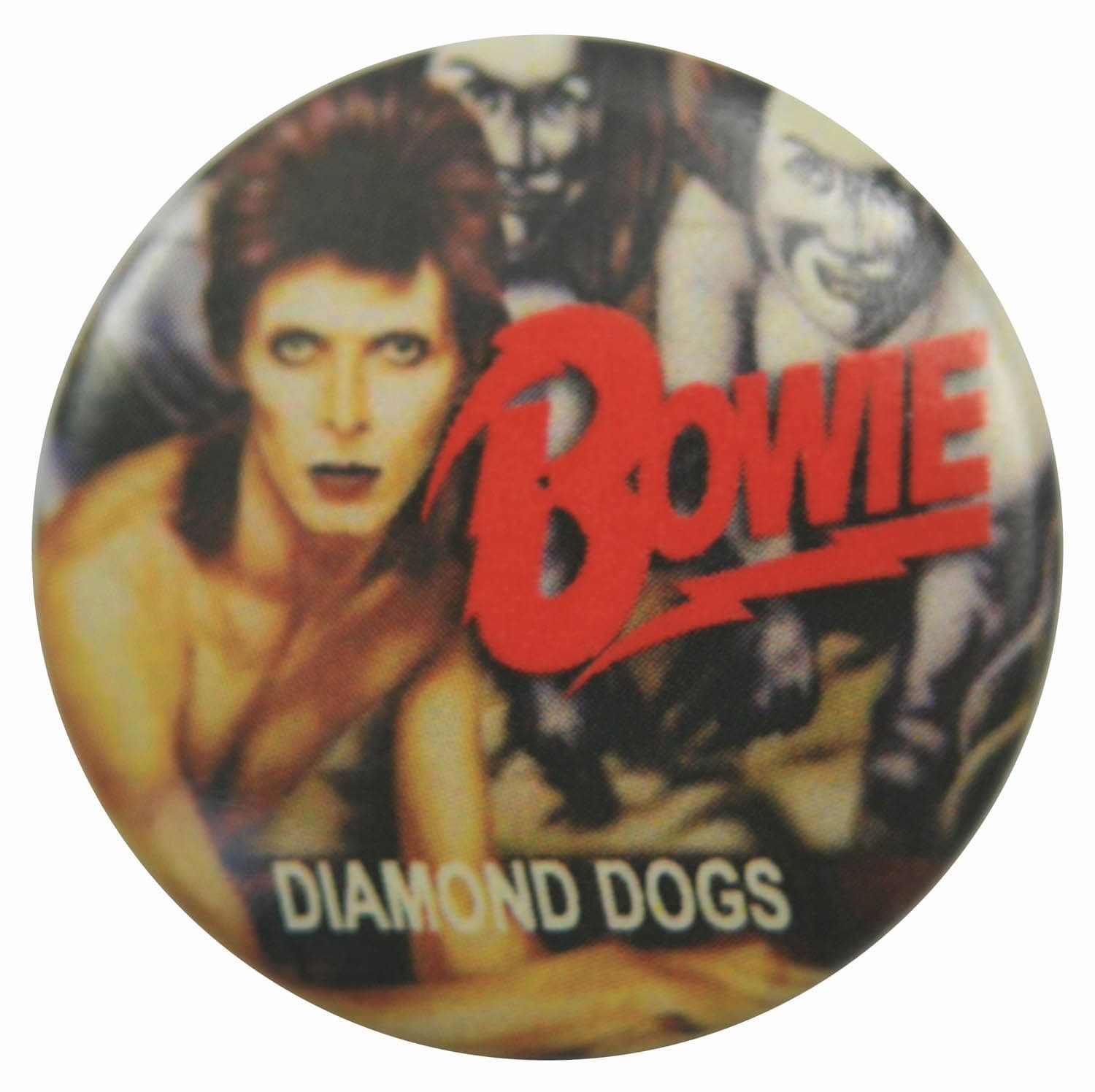 David Bowie - 'Diamond Dogs' Button Badge