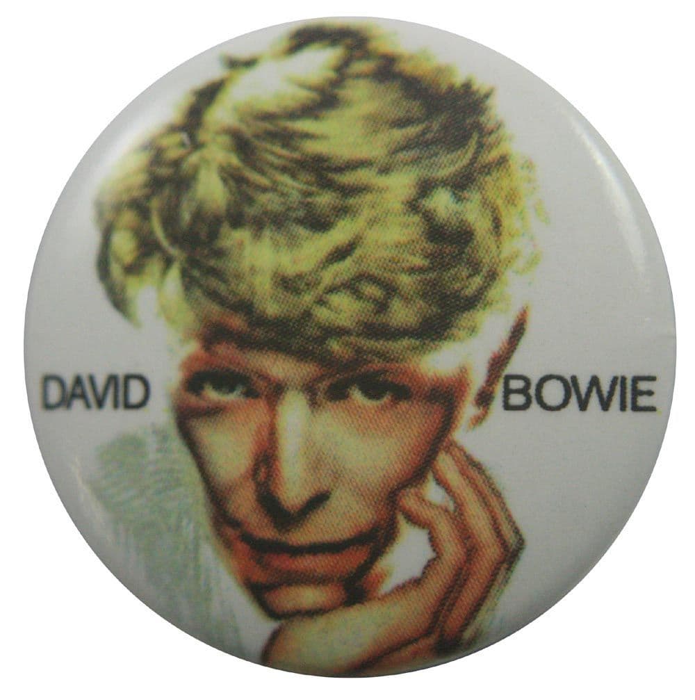 David Bowie - 'Face White' Button Badge