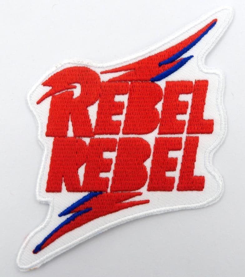David Bowie - 'Rebel Rebel' Embroidered Patch