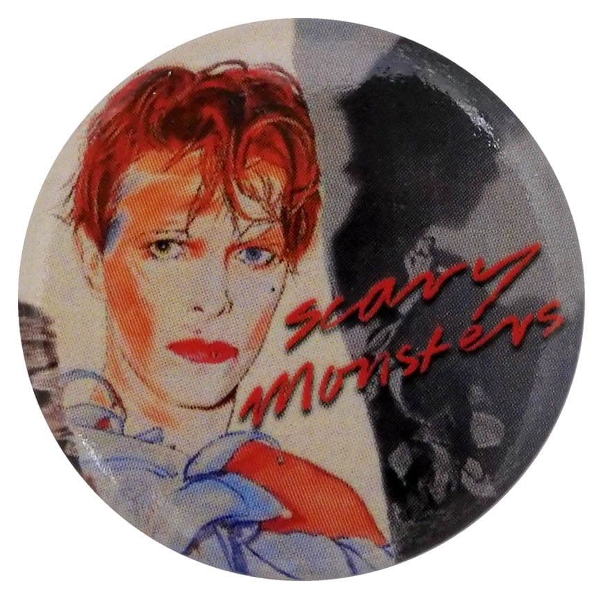 David Bowie - 'Scary Monsters' Button Badge