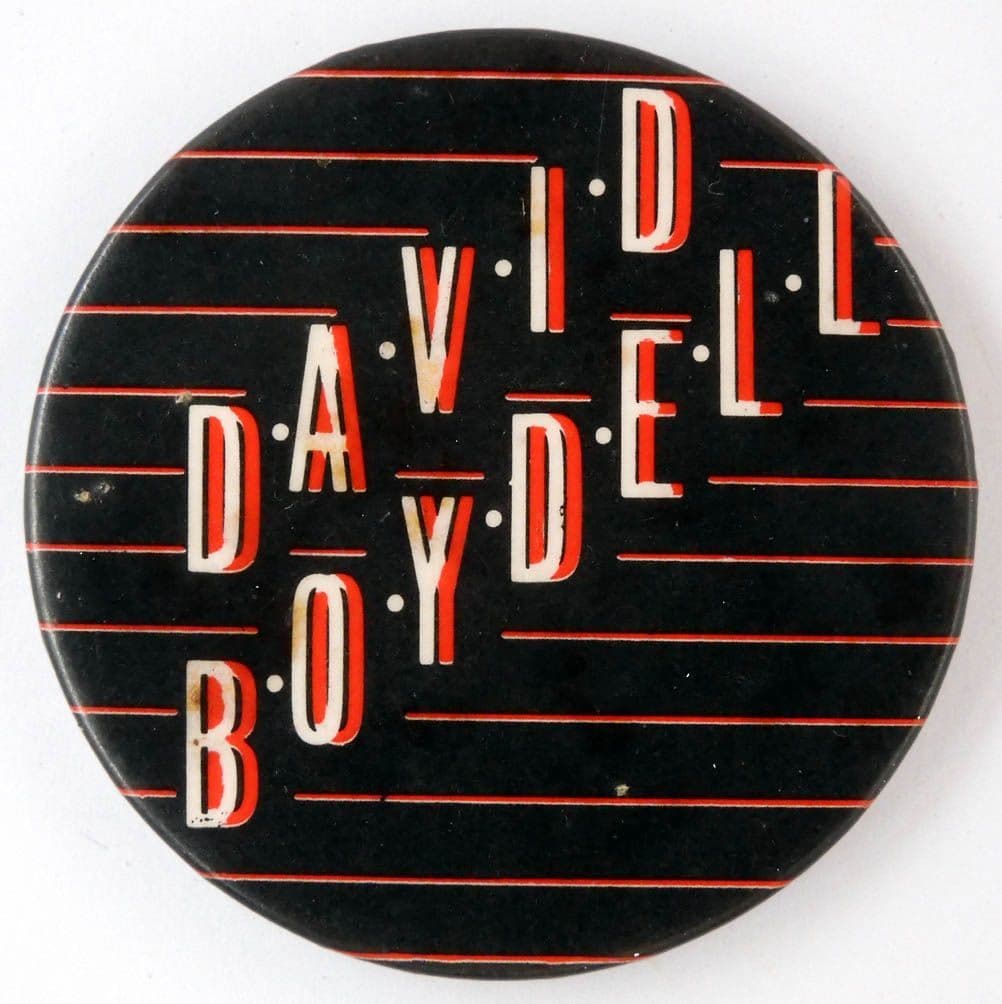 David Boydell - 'Name' Large Button Badge