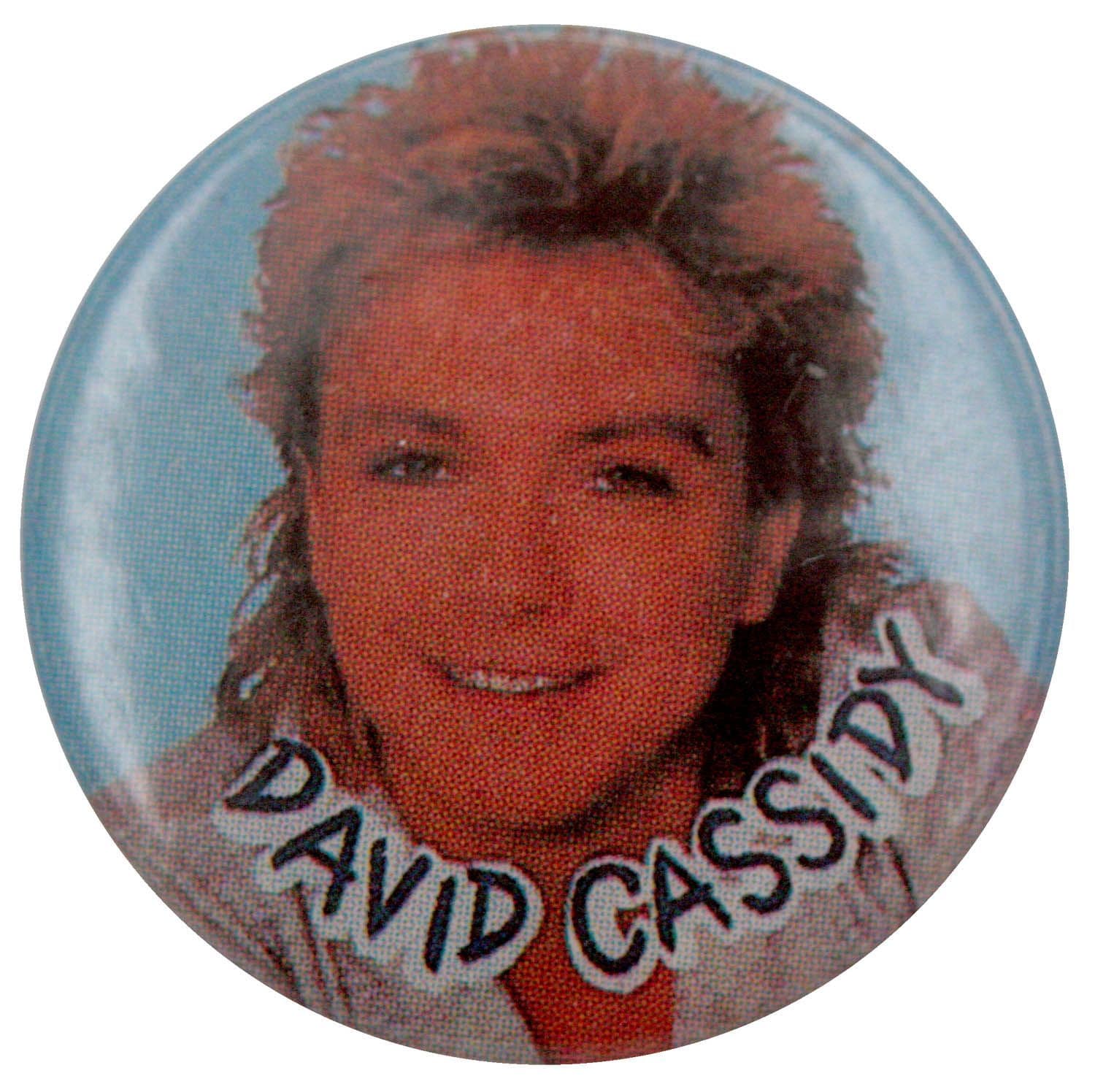 David Cassidy - 'Blue' Button Badge