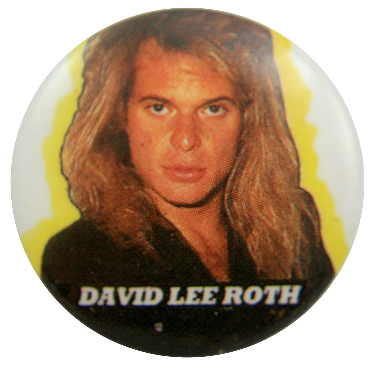 David Lee Roth - 'Moody' Button Badge