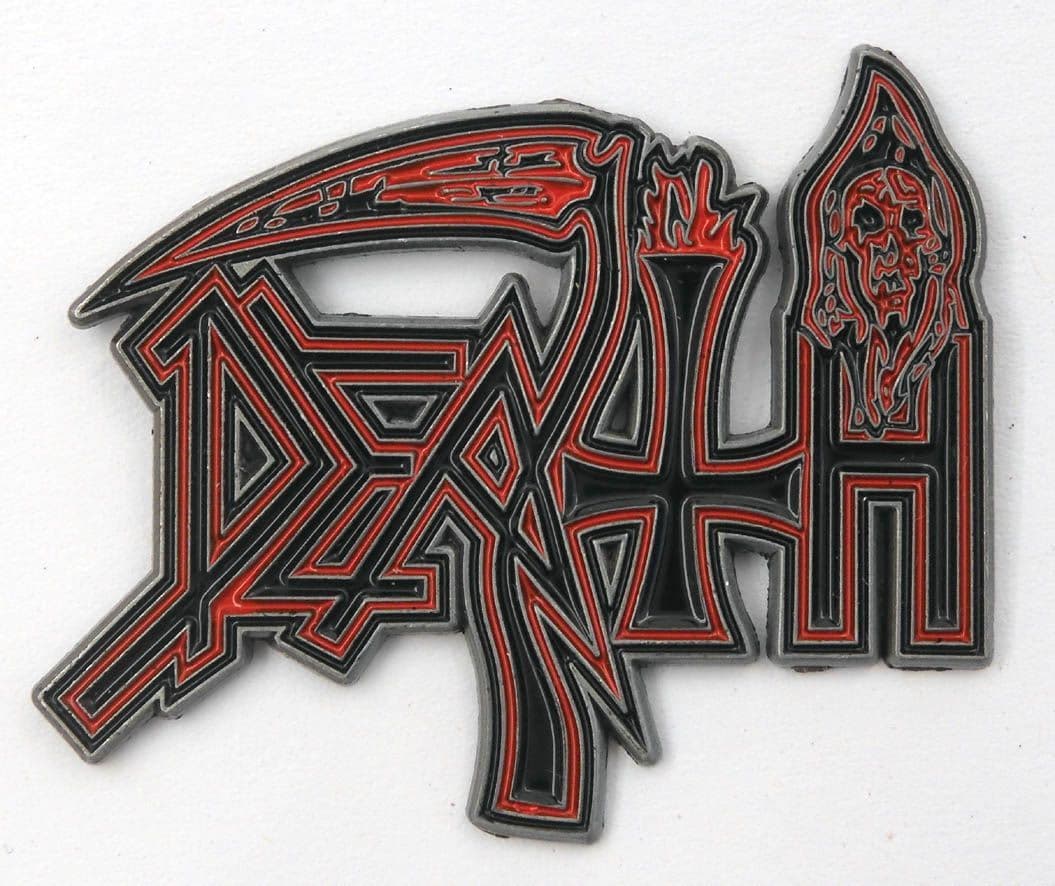 Death - 'Human Logo' Enamelled Metal Lapel Badge