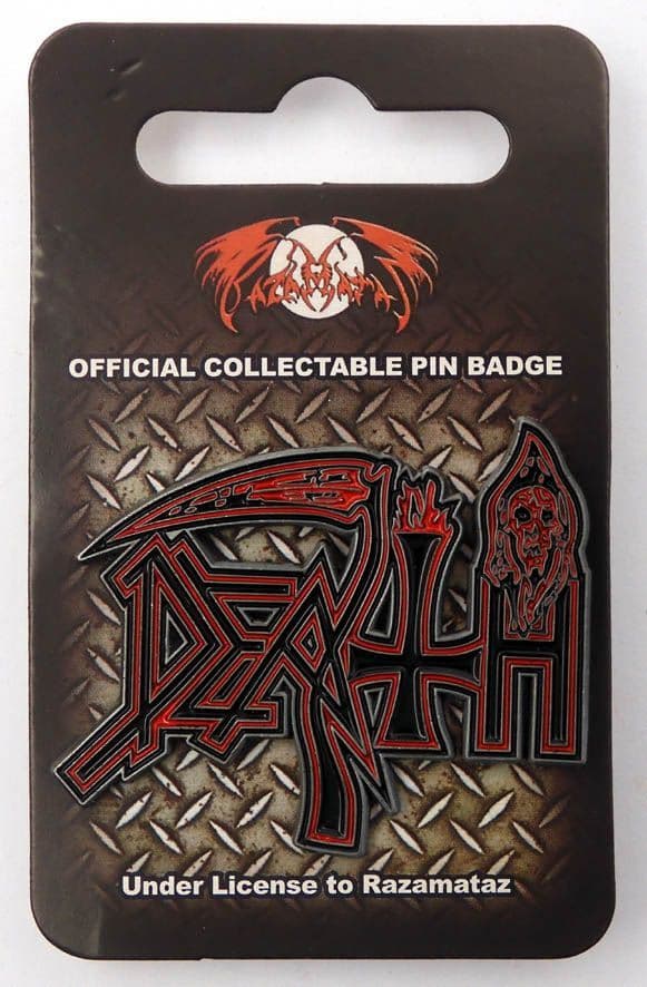 Death - 'Human Logo' Enamelled Metal Lapel Badge