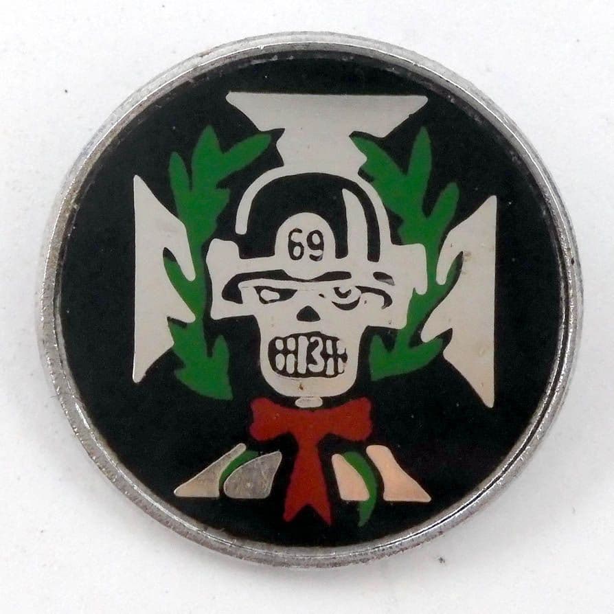 Death Skull - 'Cross' Lapel Badge