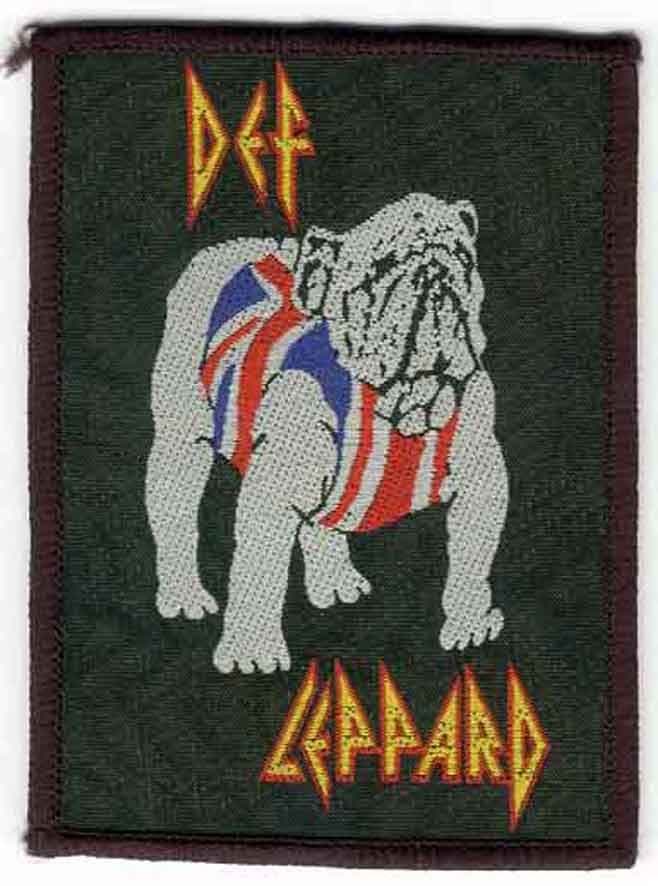 Def Leppard - 'Bulldog' Woven Patch