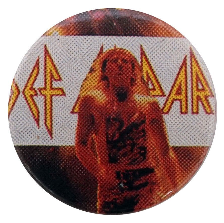Def Leppard - 'Joey Stage / Name' Button Badge