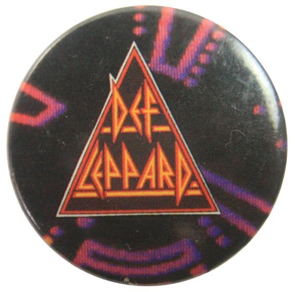 Def Leppard - 'Logo Lights' Button Badge