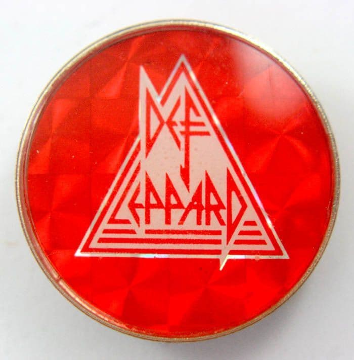 Def Leppard - 'Logo' Prismatic Crystal Badge