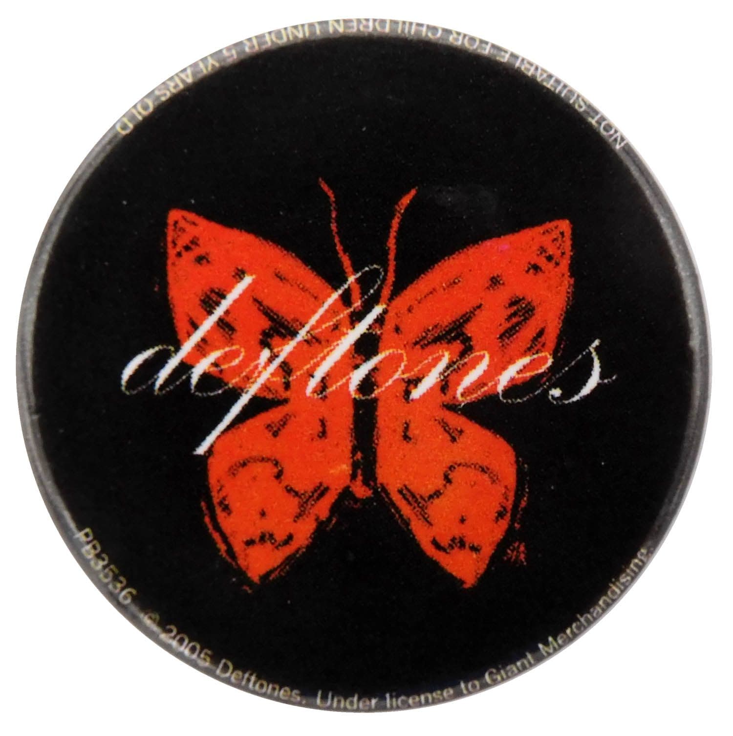 Def Button Deftones - 'Butterfly' Button Badge – Rock by Mail