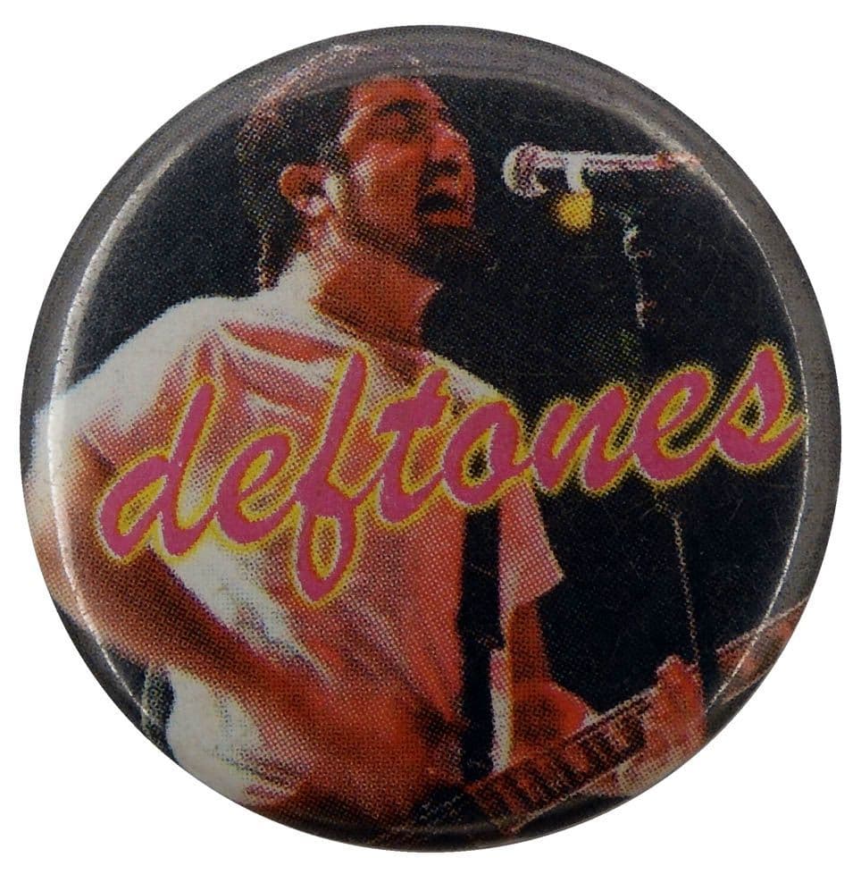Deftones - 'Chino Red Name' Button Badge