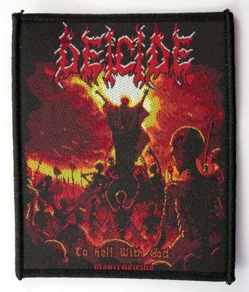 Deicide - 'To Hell With God' Woven Patch