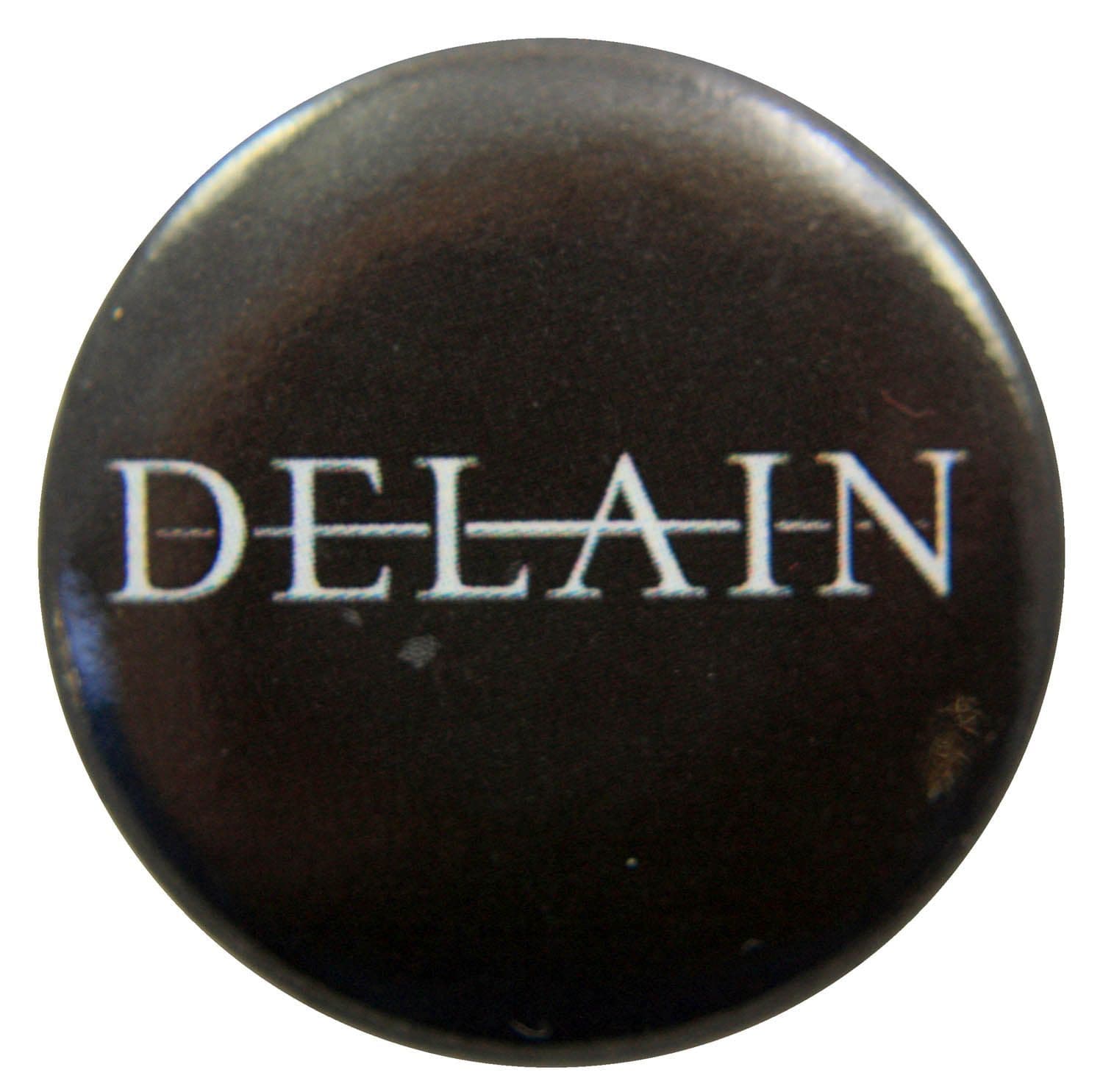 Delain - 'Name Black' Button Badge