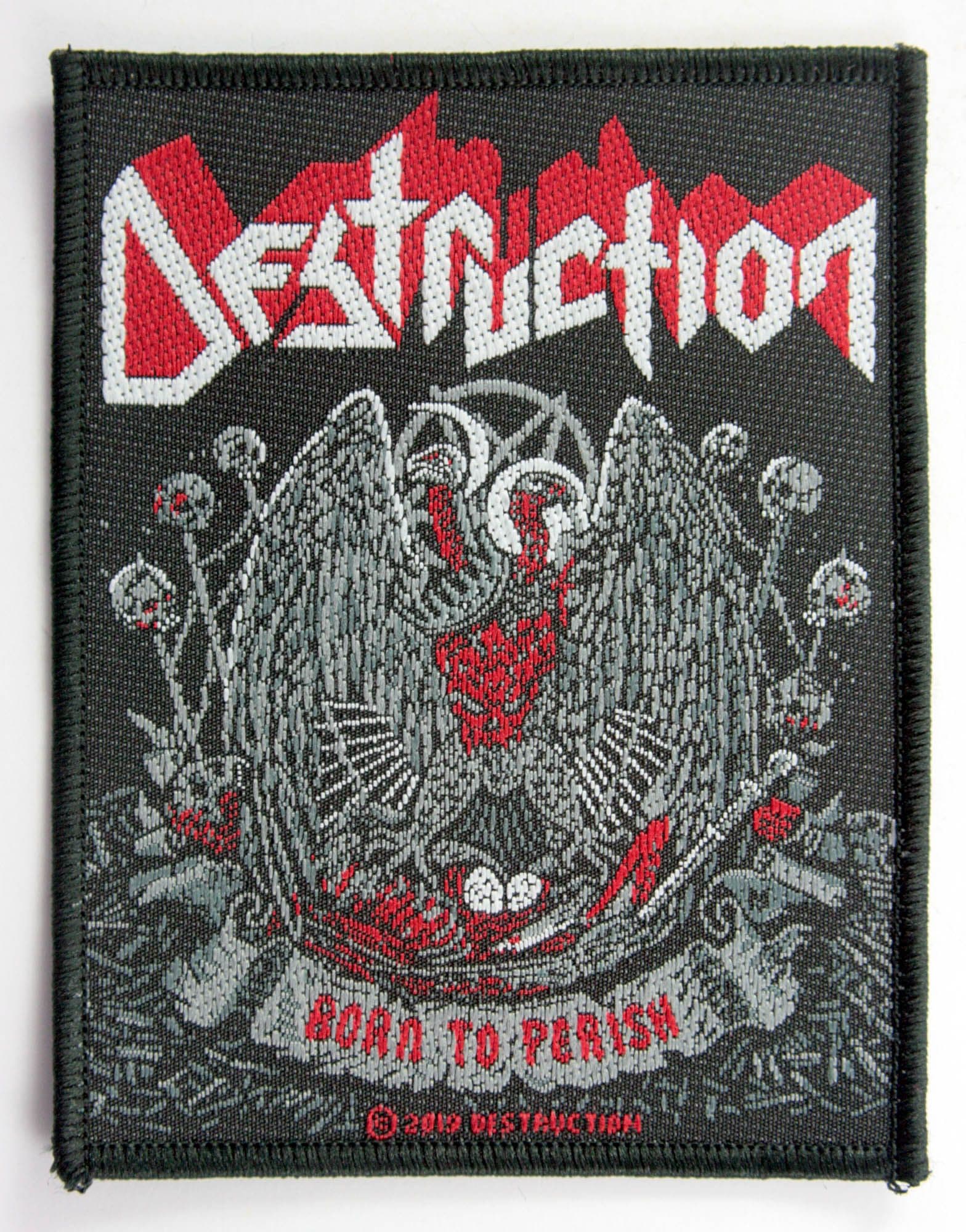 Destruction - 'Born to Perish' Woven Patch