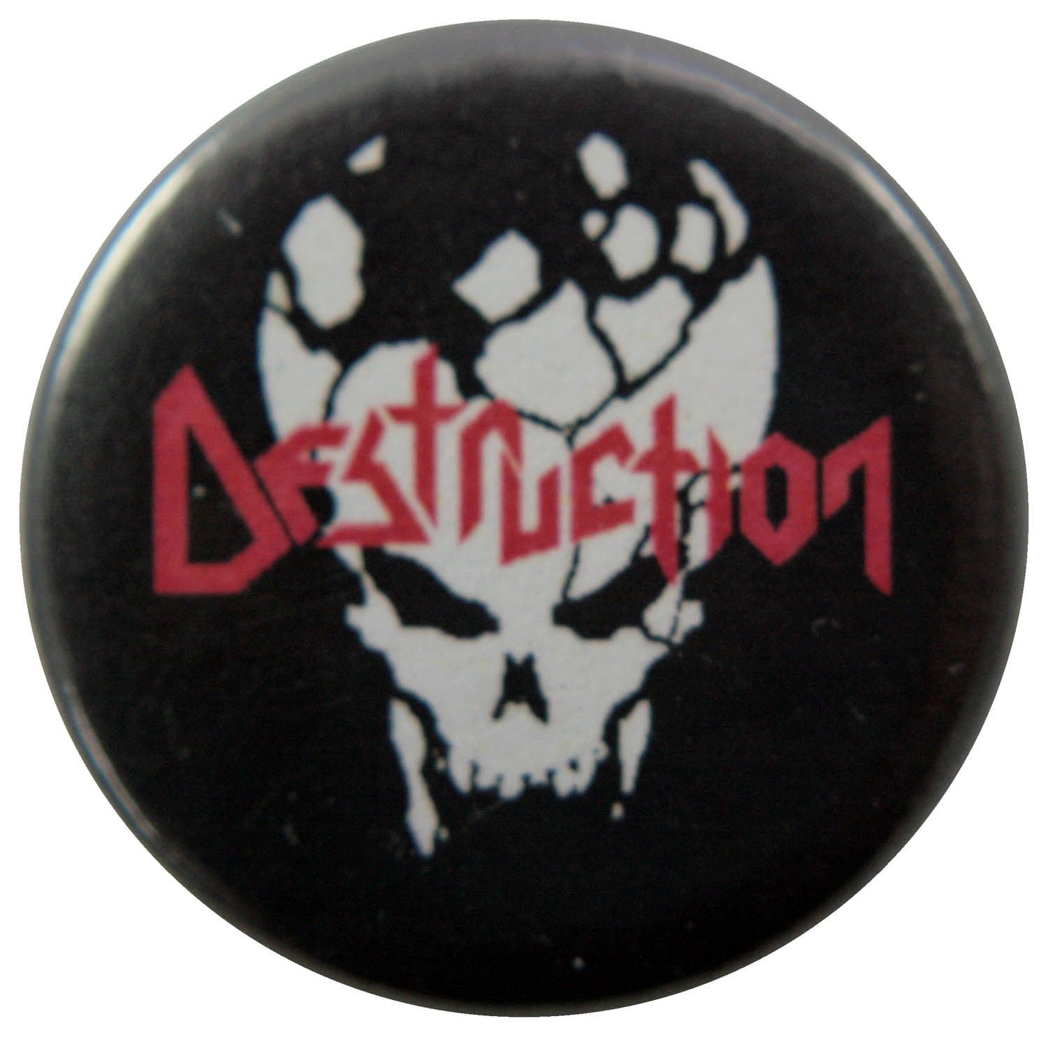 Destruction - 'Skull' Button Badge
