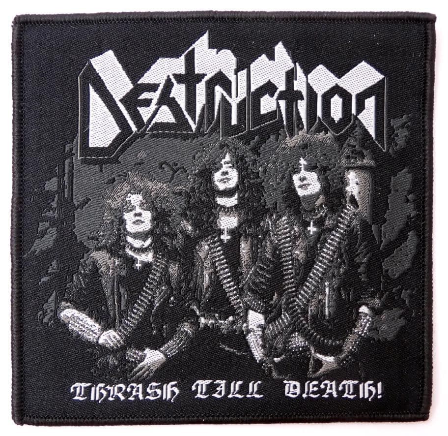 Destruction - 'Thrash Till Death' Woven Patch